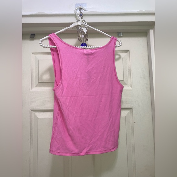 RARE Skims Bubblegum Pink Ribbed Tank Top Size 4X NWT bubble gum 4XL kim k - Picture 3 of 9